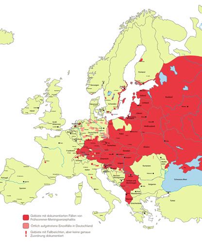 Betroffen ist die gesamte schweiz. Zecken - FSME-Virus & seine Verbreitung in Deutschland ...