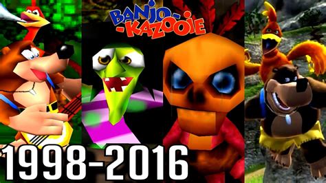 Banjo Kazooie All Intros 1998 2016 N64 Xbox Gba Youtube