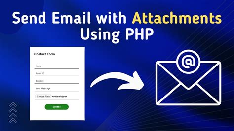 How To Create Php Email Contact Form With Attachment Send Email With