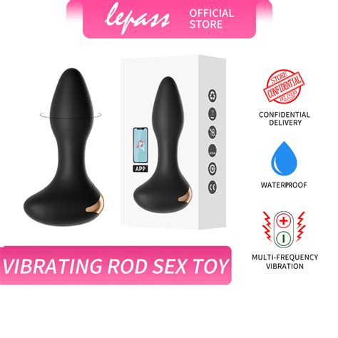 Lepass App Remote Prostate Massager Vibrator Anal Plug Adult Sex Toy
