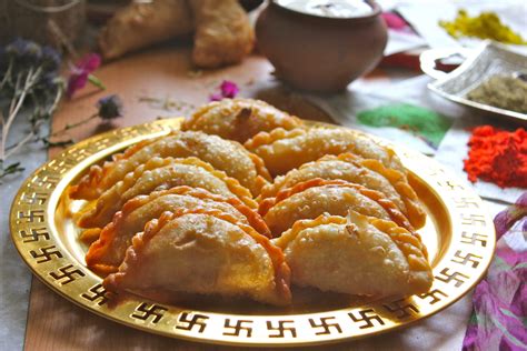 Ghujia Pastry Like Many Other Indian Pastries Is Made Of Three Simple
