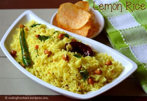 Lemon Rice Elumichai Sadam Nimmakaya Pulihora Cooking From Heart