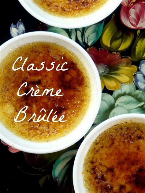 Eggs, cream, sugar, and vanilla. Classic Vanilla Bean Crème Brûlée Made Easy | The Good Hearted Woman