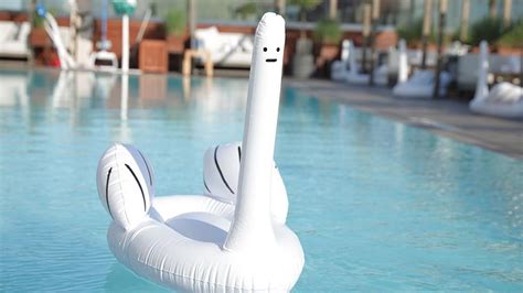 New Pool Float Ridiculous Inflatable Swan Thing Will Speak Directly To Your Soul Teen Vogue