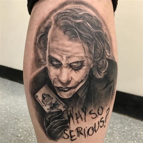 Heath Ledger The Joker Tattoo