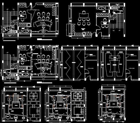 Office Building Furniture Interior Detail Is Given In This Cad Drawing