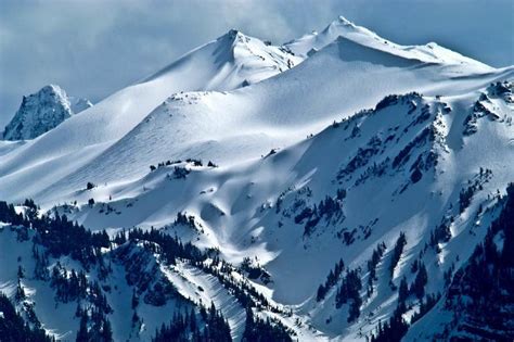 Free Images Mountain Snow Covered Landscape