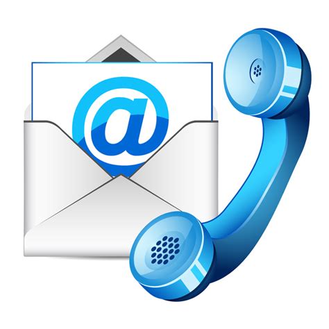 16 Telephone Icon For Email Images Contact Icons Vector Free Blue