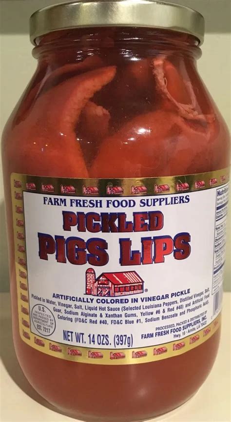 Pickled Pig Lips Anyone Rcursedfoods