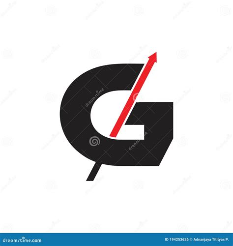 Letter G Slice Motion Arrow Logo Vector Stock Vector Illustration Of