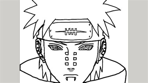 Tracing Pain From Naruto Also Has Time Lapse Youtube