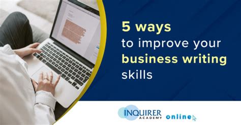 Improve Your Business Writing Skills Inquirer Business