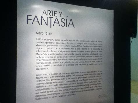 El Arte De Martin Soto Texto De Sala Arte Y Fantasia