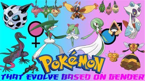 Pokémon That Evolve Based On Gender Youtube