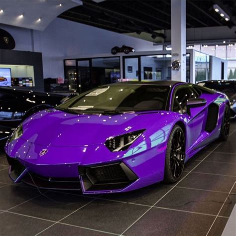 Lamborghini Aventador Roadster Photoshopped In Royal Purple Photo Taken