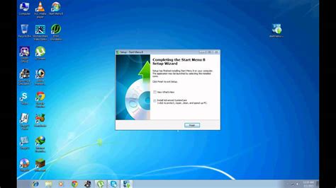 How To Change Windows 7 Start Menu Button With Windows 8 Start Menu