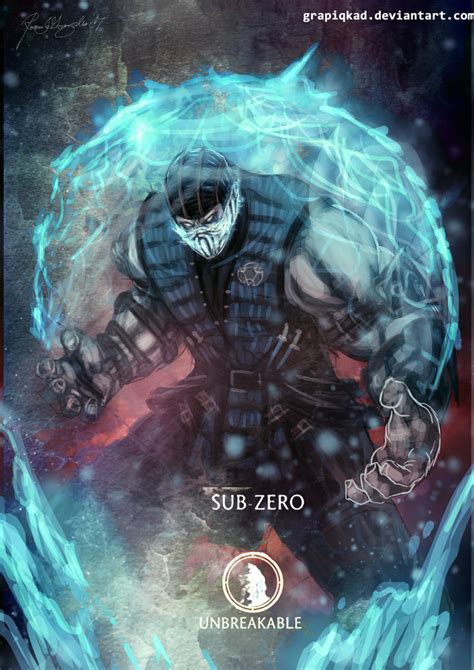 Mortal Kombat X Sub Zero Unbreakable Variation By Grapiqkad On Deviantart