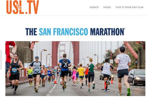 The Biofreeze San Francisco Marathon Partners With Usl Tv To Offer Live