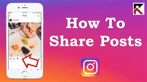 How To Share Instagram Post Youtube