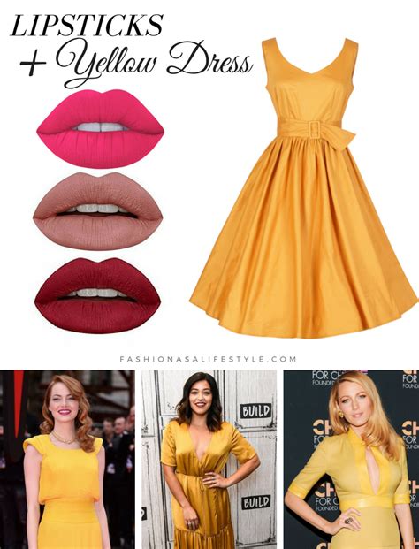 What Color Lipstick Should I Wear With A Yellow Dress Curated Taste