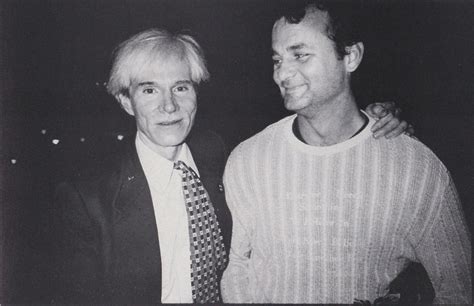 Andy Warhol And Bill Murray June 4 1981
