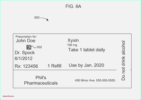 Rx Label Template Printable Templates