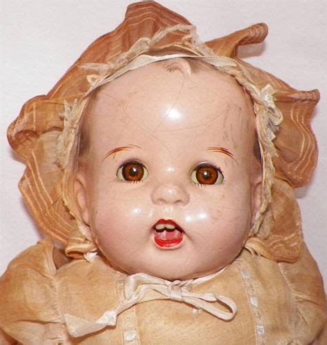 Vintage Composition Baby Doll Cloth Body 18 In Unknown Maker Adorable