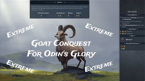 Northgard Extreme Goat Conquest 4 For Odins Glory Youtube