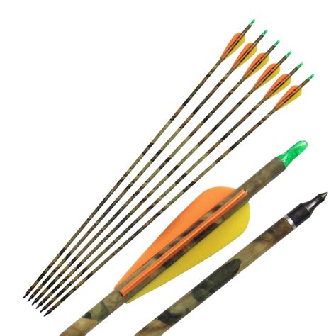 Buy 6pcs 31 Camo Carbon Arrows Spine 300 For