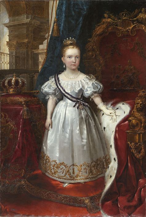 La Reina Niña Isabel II de España by Carlos Luis de Ribera y Fieve westernciv