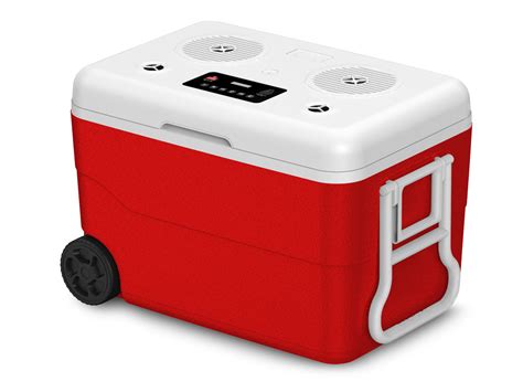 Technical Pro Rechargeable Red 55 Quarts Cooler With Waterproof Built