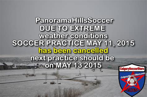 Soccer Practice Cancelled May 11 2015 Panoramahillssoccer Indoor