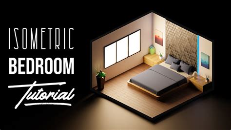 How To Create Isometric Bedroom In Blender 28 Youtube