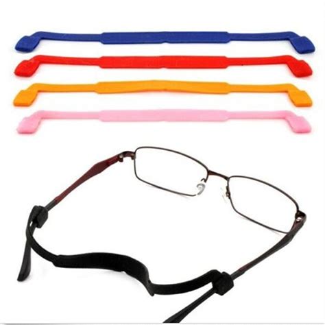 1pc silicone eyeglasses glasses sunglasses strap sports band cord holder anti slip strap eyewear