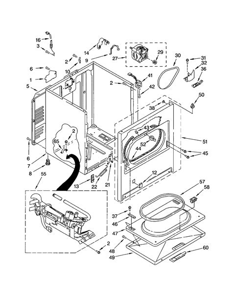 Kenmore Electric Dryer Parts Diagram