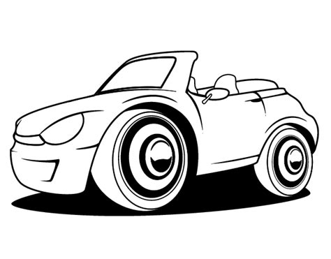 New Car Coloring Page