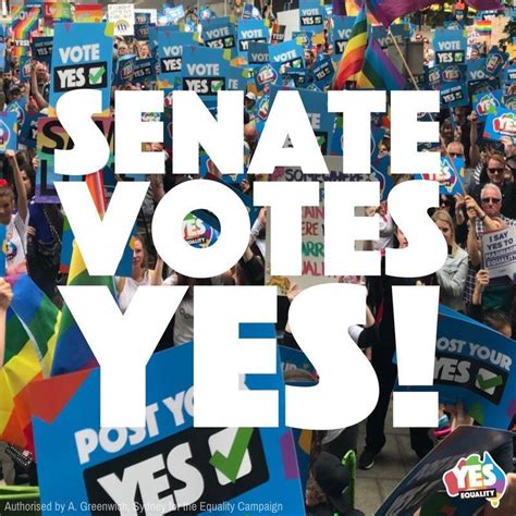 The Australian Senate Has Passed The Marriage Equality Bill By Votes To R Imagesofaustralia