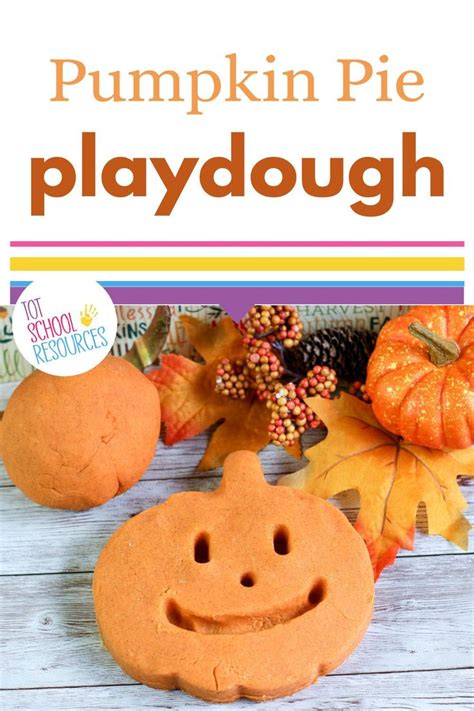 Easy Pumpkin Pie Scented Playdough No Cook Recipe Recipe Homemade