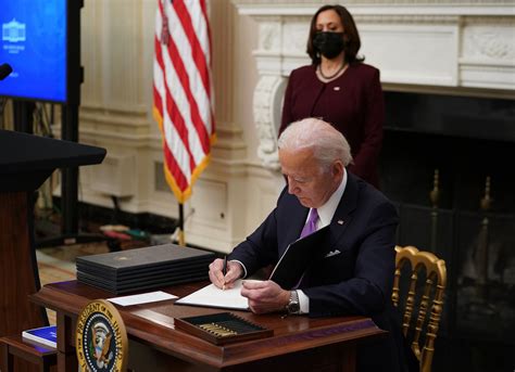 Biden Signs Executive Orders To Address Covid 19 Pandemic
