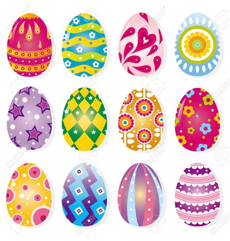 Cartoon Color Egg Easter Egg Designs Easter Egg Cartoon Easter Eggs