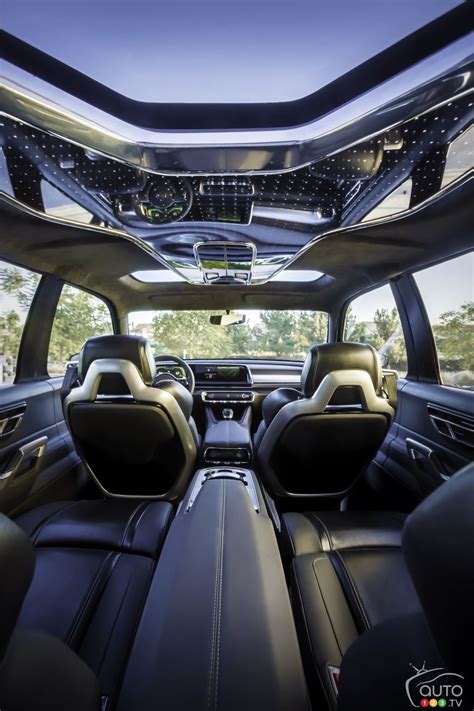 Inside The Kia Telluride Concept Three Row Seven Passenger Suv
