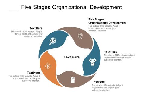 Five Stages Organizational Development Ppt Powerpoint Presentation Show