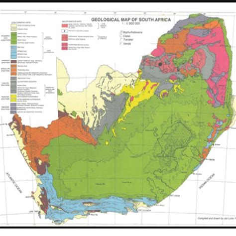 Geological Map Of Africa California Southern Map