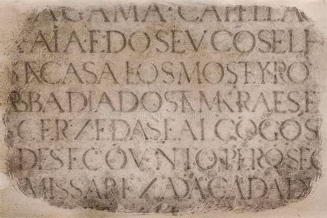 Ancient Latin Script Stock Photo Image Of Aged History 35550798