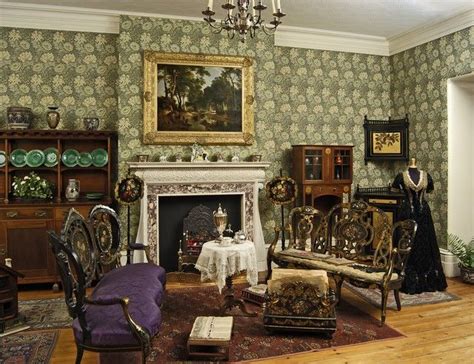 A Recreation Of A Victorian Living Room Victorian Interior Design