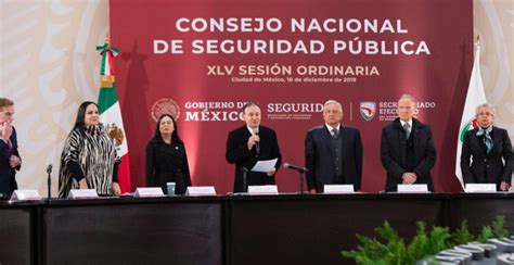 Integrantes Del Consejo Nacional De Seguridad Pública Aprueban Acuerdos