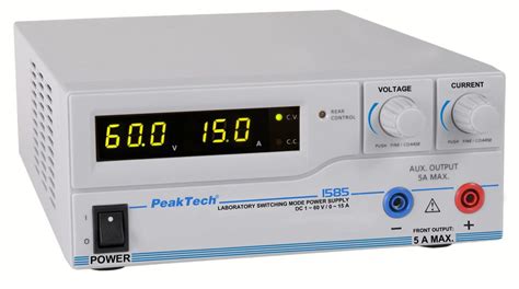 P1585 Peaktech Laboratory Power Supply With Usb Programmable 60v 15a