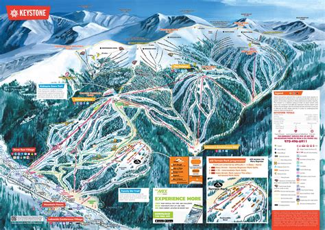 Ski Map Keystone United States