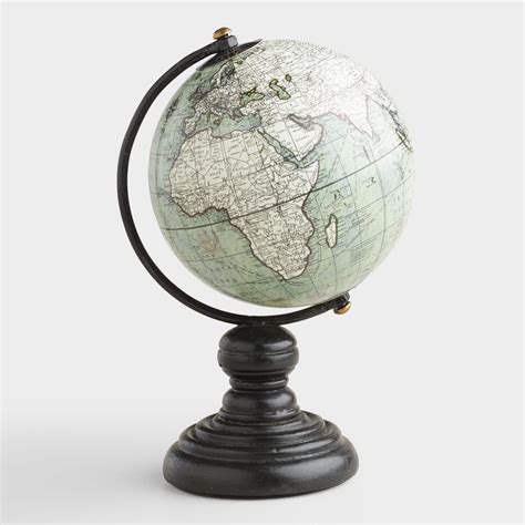 Mini Gray Globe On Stand By World Market Globe Decor Globe Home