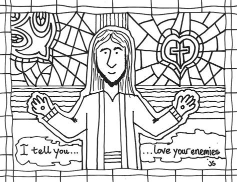Find all the coloring pages you want organized by topic and lots of other kids crafts and kids activities at allkidsnetwork.com. Epiphany 7A | Love your enemies bulletin cover | John | Flickr